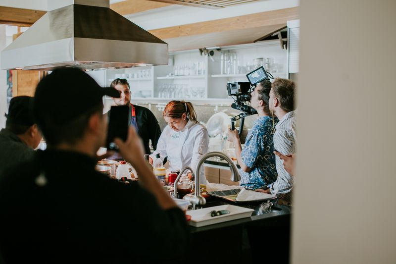 Guzman y Gomez kitchen team preparing fresh Mexican food